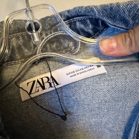 SOLD Zara oversized denim jacket - Picture 5 of 8